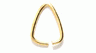 Wire Bail Loop Triangle Shape Large Gold per 25