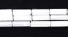 11mm Bugle Beads Straight Satin White