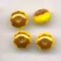 8312C  Copper Coated Opaque Yellow Donuts