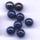 Round Blue Iris 6mm
