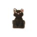 Ceramic Figurine Cat Black
