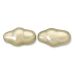 Pearl Oval Baroque Snails 13x7mm Cream