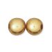 Pearl Round Beads 6mm Gold