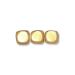Pearl Cube 6mm Gold