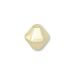 Glass Diamond Shaped Pearl 6mm Cream