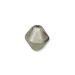 Glass Diamond Shaped Pearl 6mm Hematite