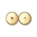 Pearl Smooth Rondels 6mm Gold