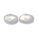 Pearl Oval Twisted 12x7mm Light Sapphire