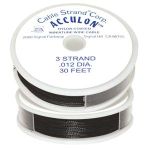 Acculon Beading Wire Clear .018 Gauge100ft 7 Strand